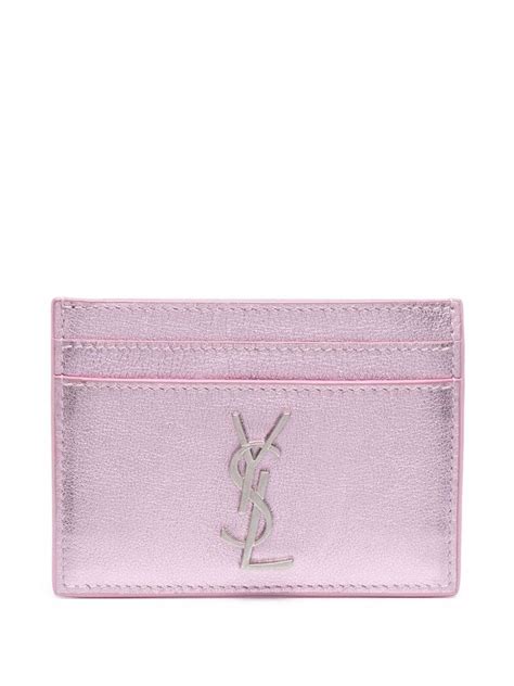 porta carte ysl rosa|CARD CASES .